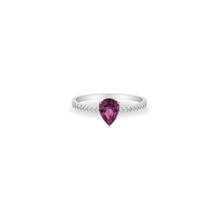 Anillo Zirconia Morada