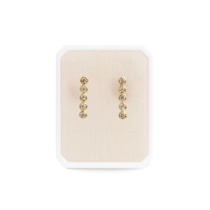 Broqueles Zirconias Blancas