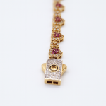 Pulsera Eslabón de Corazón